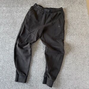 Nike Men's Medium Black/Gray Panel Jogger Sweatpants w/Pockets and Drawstring